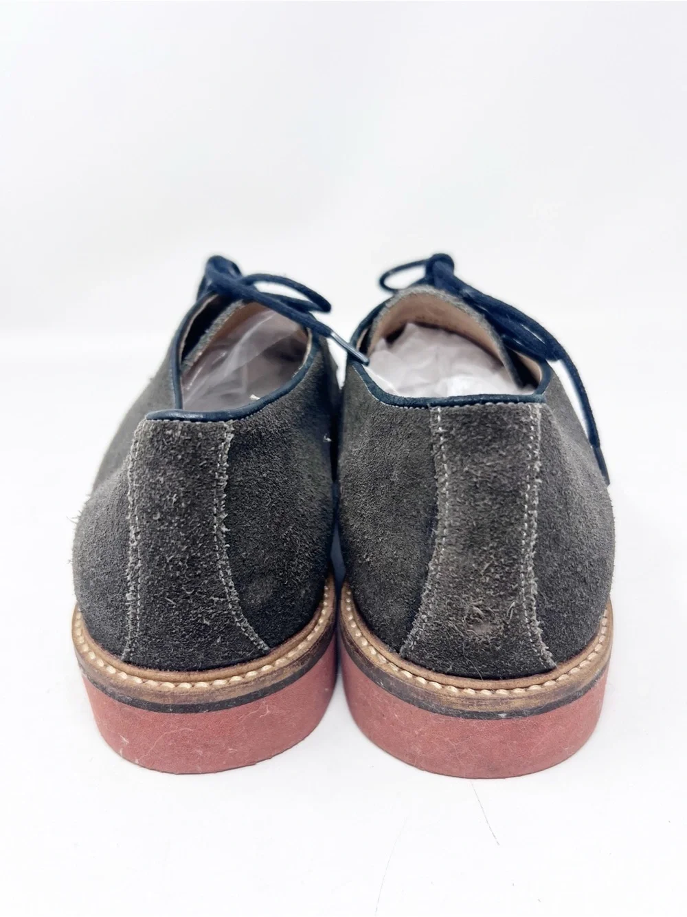 1901 NORDSTROM HOUSE LABEL BROWN GRAY SUEDE LACE UP OXFORD SHOES MENS 10.5